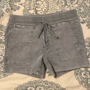 KUT from the Kloth cotton drawstring shorts